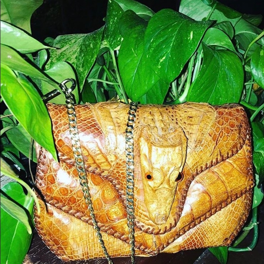 1940’s genuine alligator purse